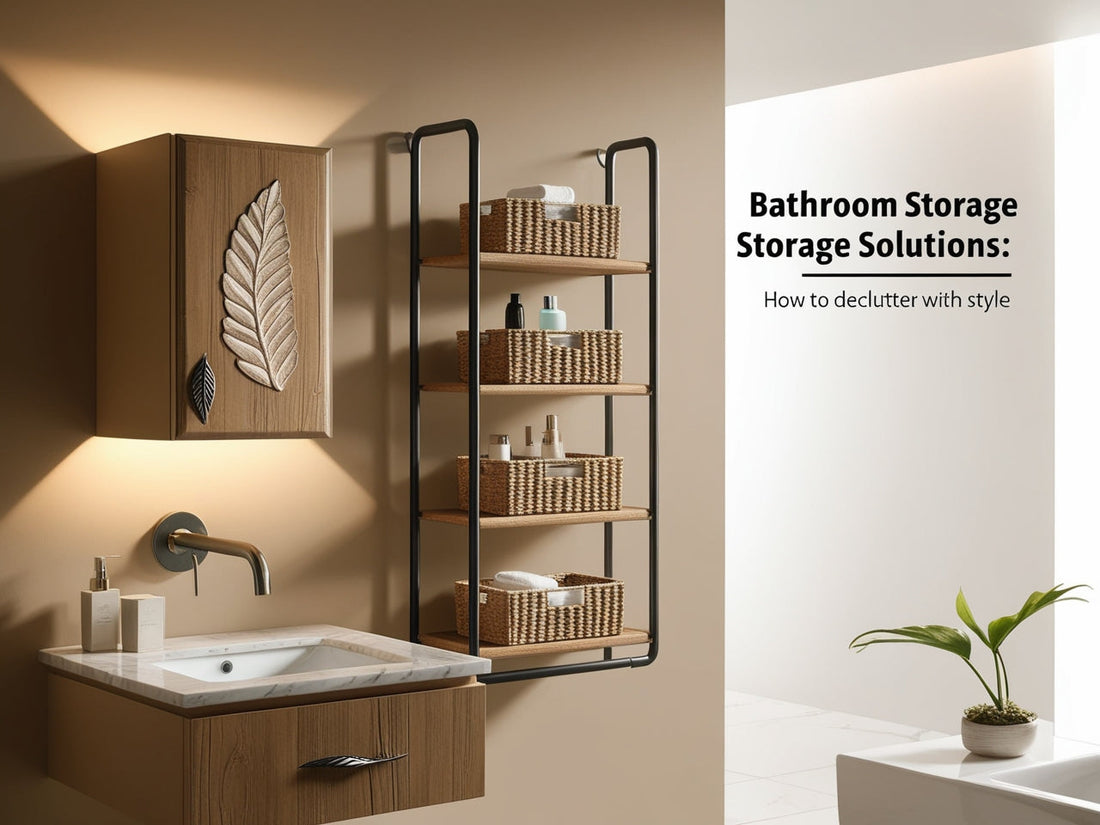 Bathroom Storage Solutions: How to Declutter with Style - KHAN SHOP LLC