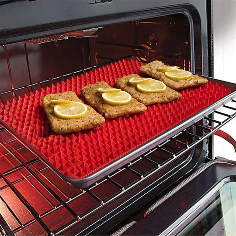 Non-Stick Silicone Pyramid Cooking Mat  oven  The Khan Shop