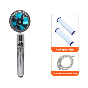 Shower Head Water Saving Flow 360 Degrees Rotating  Bathroom Accessories Set42 The Khan Shop