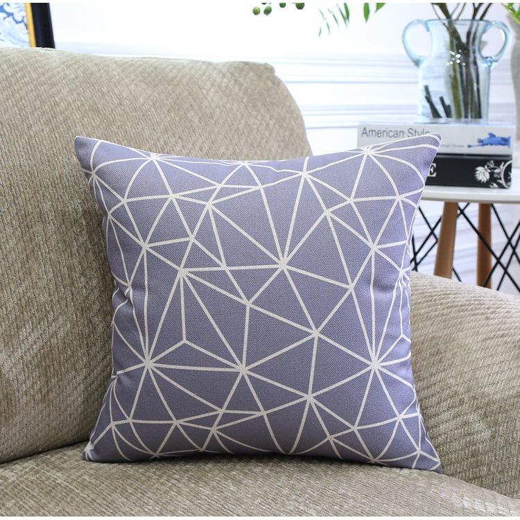 Nordic Color Geometric Throw Pillows  Throw Pillows Q4675-45x45cm The Khan Shop