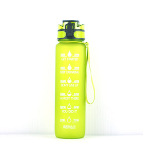 Transparent Flask Water Bottle 1000ml  DrinkWare I-1000ML The Khan Shop