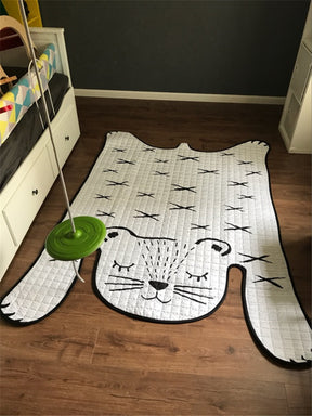 Toys Baby Play Mat Kids Carpet White Tiger  Area Rugs  The Khan Shop