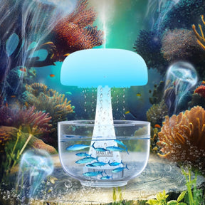 Jellyfish Raindrop Humidifier Ultrasonic Atomization Seven-color Ambience Light The Khan Shop