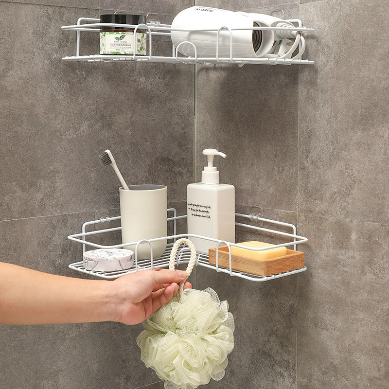 Bathroom Shelf Corner Frame Shower Wrought Iron Kitchen Accessories  Bathroom Accessories  The Khan Shop