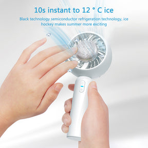 Mini Handheld Mute Fan Semiconductor Refrigeration Cooling Portable Air Conditioner  HOUSE HOLDS  The Khan Shop