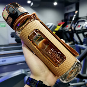 Portable Sport Water Bottles  DrinkWare Brown-950ml The Khan Shop