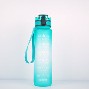 Transparent Flask Water Bottle 1000ml  DrinkWare D-1000ML The Khan Shop