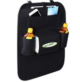 Multi-Purpose Auto Seat Organizer Bag  Cosmetics Organizer Black The Khan Shop