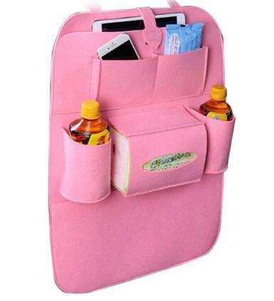Multi-Purpose Auto Seat Organizer Bag  Cosmetics Organizer Pink The Khan Shop