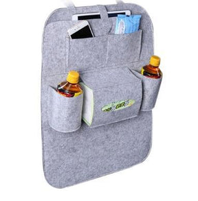 Multi-Purpose Auto Seat Organizer Bag  Cosmetics Organizer Light-grey The Khan Shop