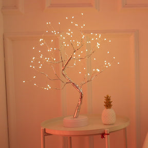 LED USB Fire Tree Light Copper Wire Table Lamps Night Light  Table Lamps  The Khan Shop