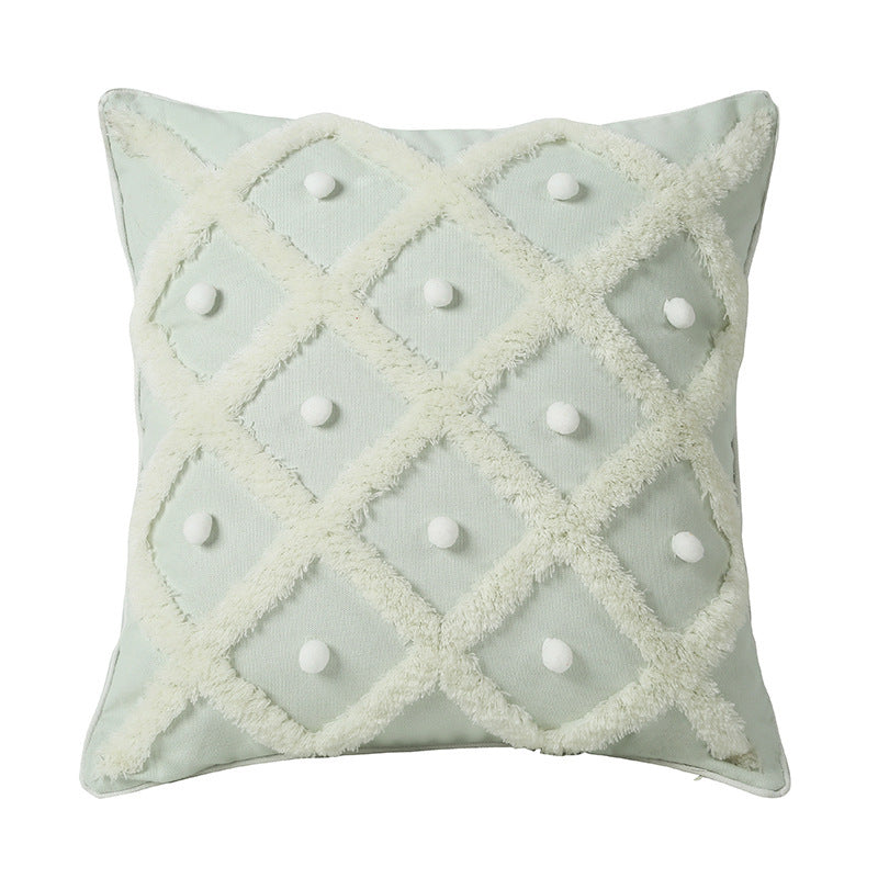 Creative Home Ball Pillow Tufted Moroccan Pillow Elegant Cushion Pillow Case The Khan Shop