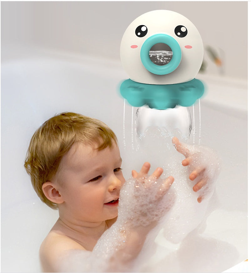 Octopus Fountain Bath Toy Water Jet Rotating Shower Bathroom Toy  Bathroom Accessories  The Khan Shop