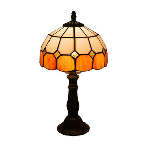 Lamp Bedroom Bedside Lamp Retro Bar Yellow Glass Lamp  Table Lamps 9-220V-US The Khan Shop
