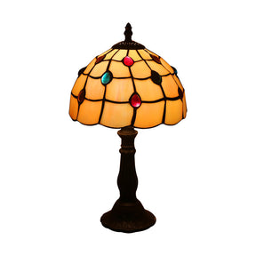 Lamp Bedroom Bedside Lamp Retro Bar Yellow Glass Lamp  Table Lamps 6-220V-US The Khan Shop