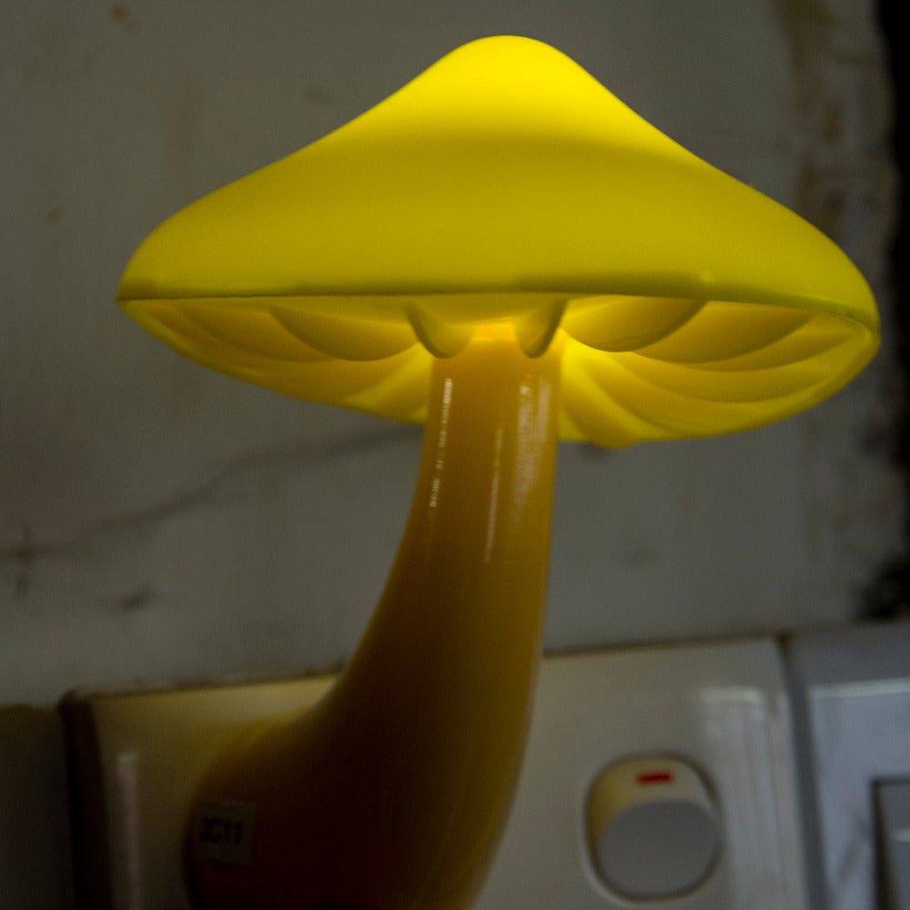 LED Night Light Mushroom Wall Socket Lamp  Wall Decoration  The Khan Shop