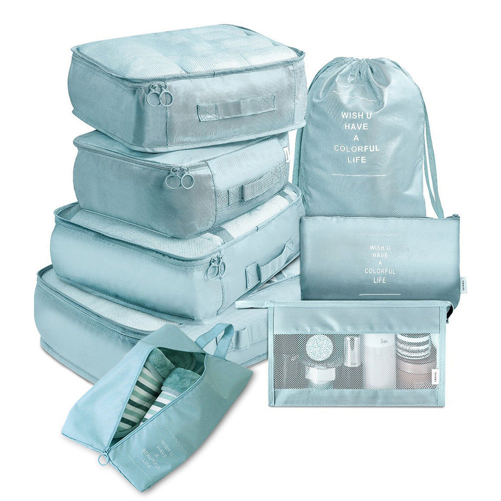 8-piece Set Luggage Divider Bag Travel Storage  Cosmetics Organizer Korea-Lan-8-piece-set The Khan Shop