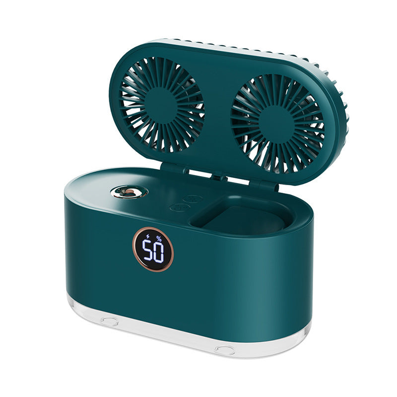 Mini Air Conditioner Fan Air Cooler USB Portable  Portable Air Conditioner Green The Khan Shop