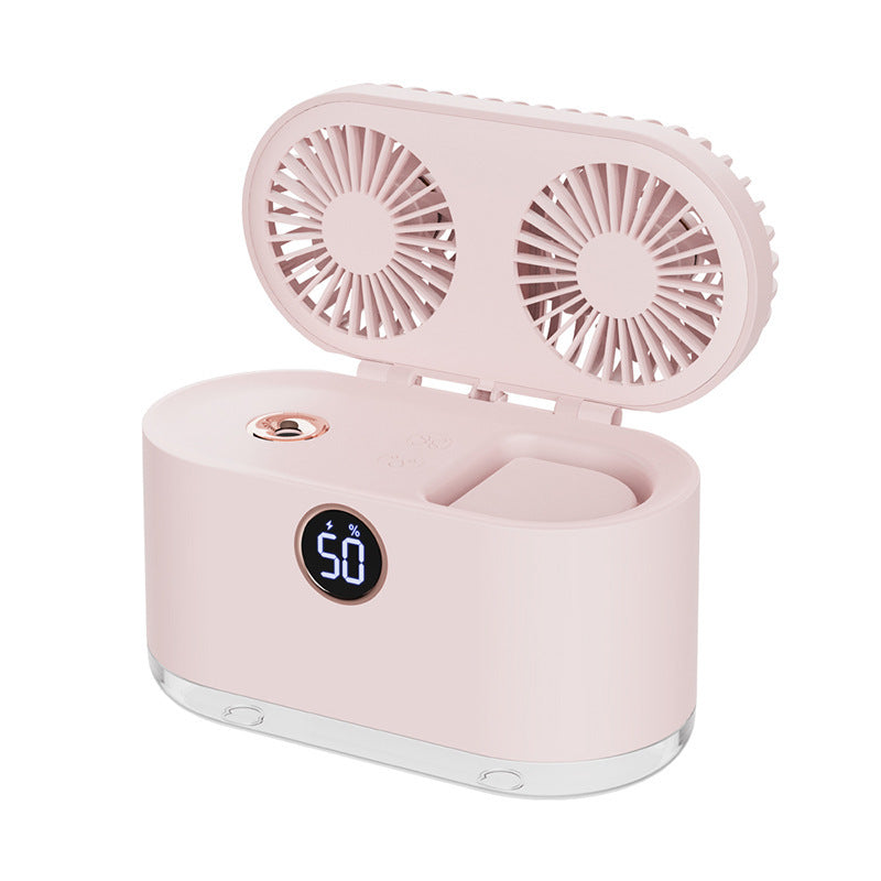Mini Air Conditioner Fan Air Cooler USB Portable  Portable Air Conditioner Pink The Khan Shop