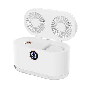 Mini Air Conditioner Fan Air Cooler USB Portable  Portable Air Conditioner White The Khan Shop