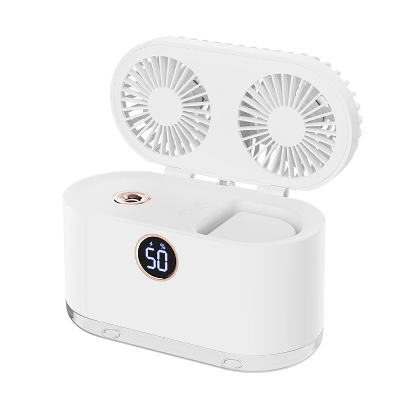 Mini Air Conditioner Fan Air Cooler USB Portable  Portable Air Conditioner White The Khan Shop