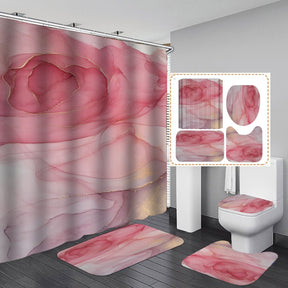 3D Art Geometric Shower Curtains in the Bathroom Waterproof Bath Curtain The Khan Shop