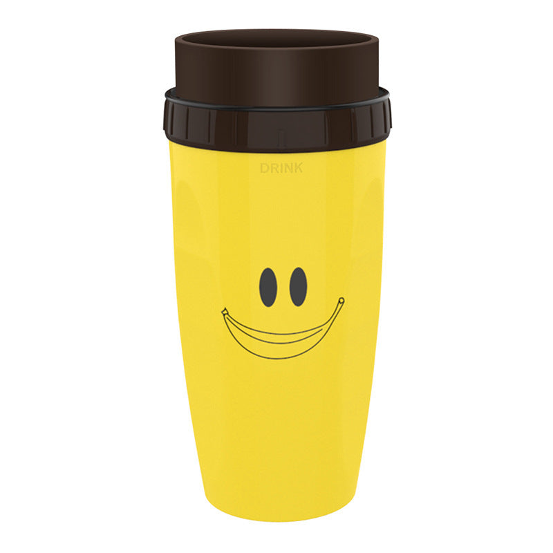 No Cover Twist Cup Travel Portable Cup Double Insulation Tumbler  DrinkWare 2style-201to300ML The Khan Shop