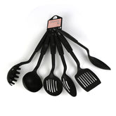 Kitchen Utensils Shovel Spoon Set Non-stick Pan  Kitchen Tools and Gadgets Black The Khan Shop