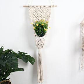 Woven Net Bag Flower Basket Wall Decoration Flower Shop Decoration  Wall Decoration  The Khan Shop