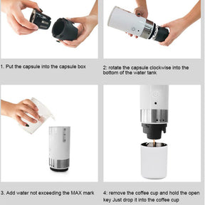 Portable Fully Automatic Coffee Machine  Coffee Maker  The Khan Shop