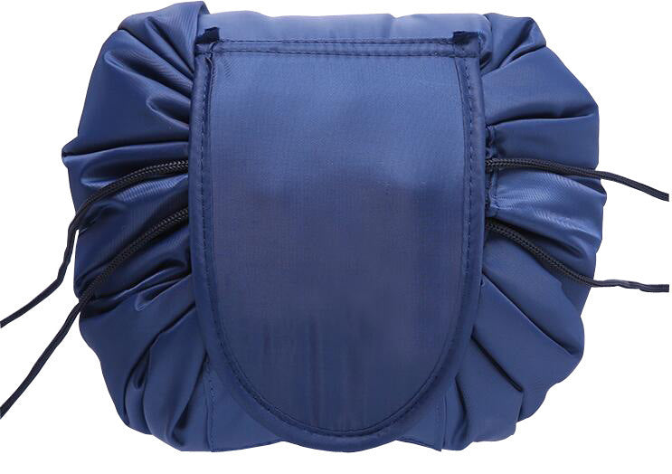 Cosmetic Bag Storage Bag Large Capacity  Portable Storage Navy-Blue The Khan Shop