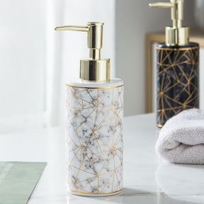 Marble Ceramic Lotion Shampoo  Bottle Bathroom Accessories  Bathroom Accessories  The Khan Shop