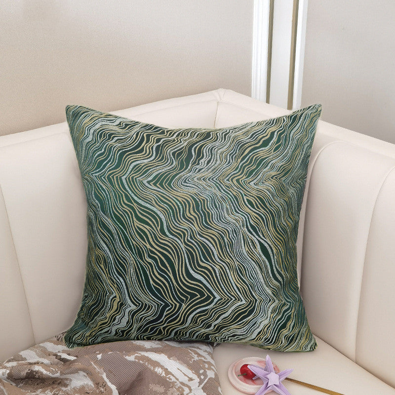 Decorative Cushions Cover 45X45 Pillow Case Nordic Throw Sofa Velvet  Throw Pillows Dark-green-4545cm-without-core The Khan Shop
