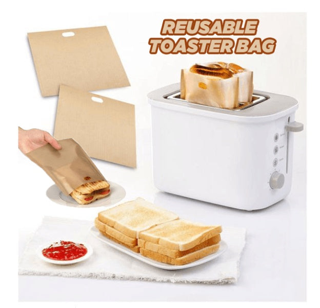 Teflon high temperature toast bag  Toaster 16X16.5-8-pc The Khan Shop