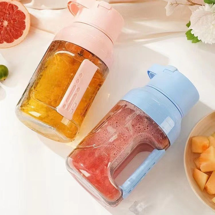 New Arrival Summer Electric Juicer Portable Large Capacity 1500ml  Sipper & Bottle  The Khan Shop