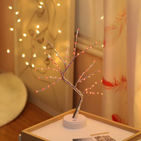 LED USB Fire Tree Light Copper Wire Table Lamps Night Light  Table Lamps Love-tree-lights-2pcs The Khan Shop