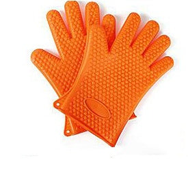 Food Grade Silicone Heat Resistant BBQ Glove  oven  The Khan Shop
