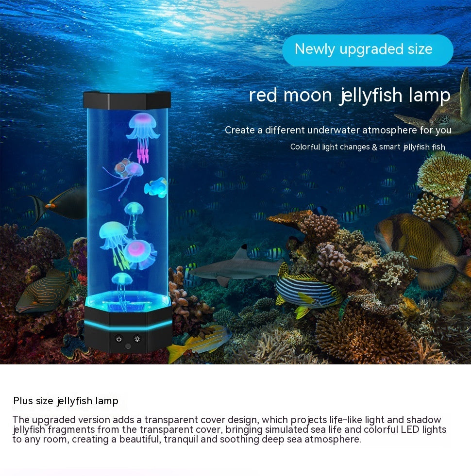 Jellyfish Lava Lamp 17 Colors Changing 15inch Jellyfish Lamp With Remote Control USB The Khan Shop