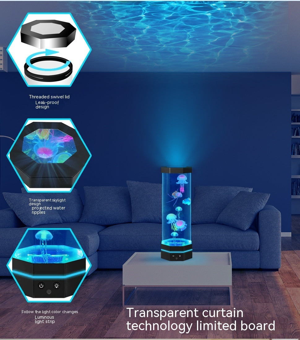 Jellyfish Lava Lamp 17 Colors Changing 15inch Jellyfish Lamp With Remote Control USB The Khan Shop