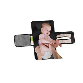 Baby Portable Foldable Washable Compact Travel Nappy Diaper Changing Mat  Portable Storage  The Khan Shop