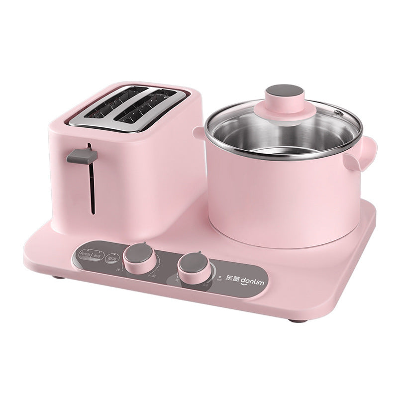 Three-in-one toaster breakfast machine  Toaster Pink The Khan Shop