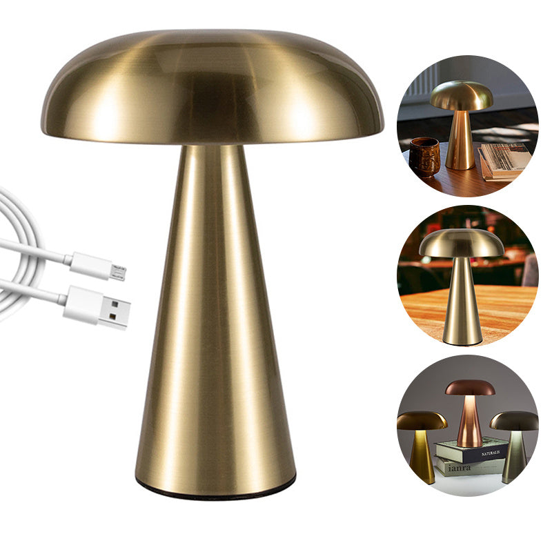 Mushroom Lamp LED Table Lamps Touch Dimming Rechargeable Restaurant Hotel Bar  Table Lamps  The Khan Shop