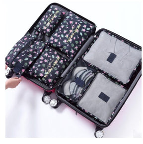 Durable Waterproof Nylon Packing Cube Travel Organizer Bag  Cosmetics Organizer Navy-A The Khan Shop