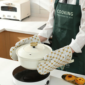 Anti-Scalding Microwave Cotton Non-Slip Insulation Gloves  oven  The Khan Shop