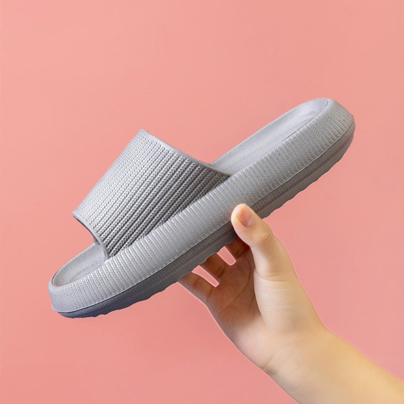 26-45 Size Hot EVA Shoes For Women Slippers Soft Soles Summer Bathroom Slippers  Bathroom Accessories Grey-44and45 The Khan Shop
