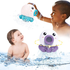 Octopus Fountain Bath Toy Water Jet Rotating Shower Bathroom Toy  Bathroom Accessories  The Khan Shop