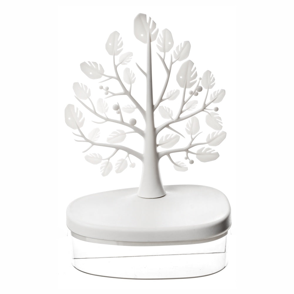 Creative Tree Jewelry Storage Box  Cosmetics Organizer White The Khan Shop