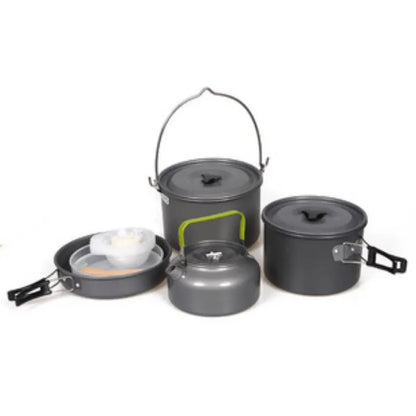 1pc Durable Stainless Steel Camping Cookware Set with Forks -  CookWare KHAN SHOP LLC 