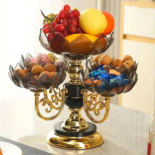 1pc Multi-Layer Rotating Fruit Stand -  ServeWare KHAN SHOP LLC 