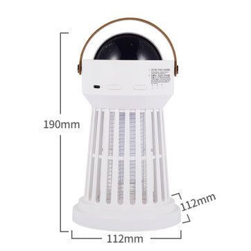 2 In 1 Electric Mosquito Killer Lamp Star Ceiling Projection KHAN SHOP LLC Decoration M101B-USB